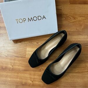 Top Moda Elba-56 black shoes size 6